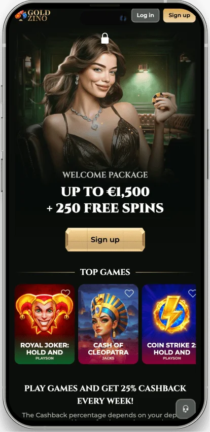 Goldzino application